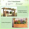 COSTWAY Blumenkasten, Pflanzkasten mit Rankgitter, Produktbild-Vorschau 3