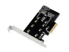 Conceptronic EMRICK 2-in-1-M.2-SSD-PCIe-Adapter SATA AHCI Produktbild-Vorschau 1