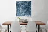 MuchoWow® Poster Marmor - Blau - Weiß 75x75 cm - Wand Produktbild-Vorschau 2