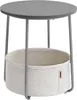 A round side table with a fabric basket underneath. Náhled obrázku produktu