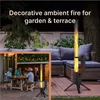 Ohniště GARDENFLARE - nerezový sloupek a hořák na pelety - Náhled obrázku produktu 6