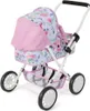 Kočík pre bábiku Smarty mini plyšový ružový 56x37x56cm - 2, Náhľad obrázku produktu 2