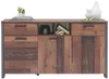 Sideboard CLIF 3 Türen 2 Schubladen Optik: Old Wood Vintage Produktbild-Vorschau 19