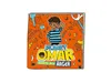 Book cover illustration with a cartoon boy and various objects. Produktbild-Vorschau