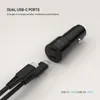 Autonabíječka FIXED 2× USB‑C, PD 3.0, 65W – černá Náhled obrázku produktu 4