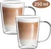 Monzana Set de 4 tasses à thé Double paroi avec anse 250 ml Voir les images du produit 3