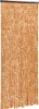 The Living Store Fliegenvorhang Ocker und Weiß 90x200 cm Produktbild-Vorschau 3