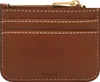 FOSSIL porte-cartes étui à clés Lennox Zip Card Case Brown Voir les images du produit 3