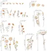 decalmile Wandtattoo Blumen Boho Wandaufkleber Wildblume Produktbild-Vorschau 4