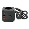 Prolunga per prese di corrente KOBI LINEA PRO CUBE C Nero Anteprima dell’immagine prodotto 6