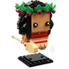A LEGO BrickHeadz figure of Moana on a black display base. Produktbild-Vorschau