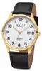 REGENT F-1417 Herrenuhr Gold Edelstahl 39 mm Leder 5 BAR Produktbild-Vorschau 2