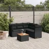 The Living Store 6-tlg. Garten-Sofagarnitur mit Kissen Produktbild-Vorschau 2