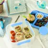 Pojemnik Śniadaniowy Plastikowy Śniadaniówka Lunch Box 1.6 Podgląd zdjęcia produktu 2