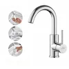 Waschbeckenarmatur 360° Drehbar Messing Chrom, Bleifrei Produktbild-Vorschau 1