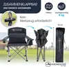 Hikemeister® XXL Campingstuhl, klappbarer Faltstuhl Produktbild-Vorschau 4