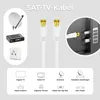 deleyCON 15m SAT TV Antennenkabel Koaxial Kabel HDTV 4-Fach Produktbild-Vorschau 4