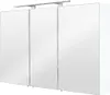Spiegelschrank 110x68x16cm mit LED Leuchte weiß matt : Produktbild-Vorschau 6