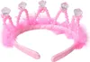 Prinzessin Krone Diadem mit Perlen Kette rosa Pretty Produktbild-Vorschau 2