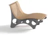 HOME DELUXE Wellenliege NIRA Teak - 97 x 148 x 152 cm, Produktbild-Vorschau 3
