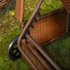 Sonnenliege braun Polyrattan Gartenlounge Liegestuhl Relax Produktbild-Vorschau 5