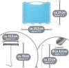 com-four® 26-teiliges Zeltzubehörset - Utensilienkoffer mit Produktbild-Vorschau 6