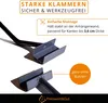 4x Flachplanenbügel verstellbar 152–220 cm Stahl Produktbild-Vorschau 3