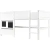 Hochbett, Kinderbett mit Lattenrost und Leiter, 90x200 cm, Produktbild-Vorschau 6
