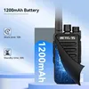A walkie-talkie with battery information and usage times displayed. Náhľad obrázku produktu