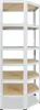 shelfplaza HOME 230x70x40 cm Eckregal in weiß mit 6 Böden Produktbild-Vorschau 5