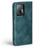 A teal flip case for a smartphone is shown against a white background. Produktbild-Vorschau