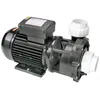 A black and gray electric pump with white pipe fittings against a white background. Náhled obrázku produktu