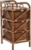 KRINES HOME Rattanowa komoda z szufladami Półka łazienkowa Podgląd zdjęcia produktu 4