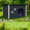 Outentin Hundehütte Outdoor Winterfest für Große Hunde – Produktbild-Vorschau 7