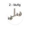 Staffa a soffitto MDEKOR Staffa a soffitto a 2 lunghezze in Anteprima dell’immagine prodotto 4