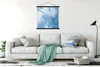 MuchoWow® Textilposter Acrylfarbe - Blau - Design 120x120 Produktbild-Vorschau 3