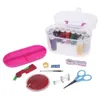 A sewing kit laid out with its contents visible. Produktbild-Vorschau