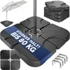 CASARIA® Sonnenschirmständerplatten 4er Set bis 80 kg Produktbild-Vorschau 1
