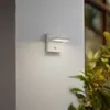 Lucande LED-Außenwandlampe Silvan, weiß, Sensor, IP54, 16cm Produktbild-Vorschau 3