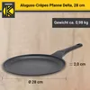 Karl Krüger CD28 Aluguss-Crêpes Pfanne Delta - Bratpfanne Produktbild-Vorschau 6