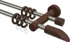Interdeco Gardinenstange / Vorhangstange Edelstahl-Optik / Produktbild-Vorschau 1