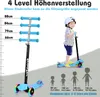Jiubiaz KinderRoller Kinderscooter Dreiradscooter mit LED Produktbild-Vorschau 7