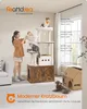 Feandrea Kratzbaum, Katzenklo-Schrank, erhöhte Fressnäpfe, Produktbild-Vorschau 4