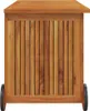 vidaXL Coffre de jardin avec roulettes 90x50x58 cm bois Voir les images du produit 5