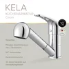 Lenz Küchenarmatur KELA Chrom, Ausziehbare Geschirrbrause 2 Produktbild-Vorschau 2