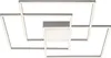 A modern, geometric LED ceiling light with interlocking square frames. Anteprima dell’immagine prodotto