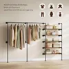 WOLTU Kleiderstange Wandmontage, Kleiderständer mit 5 Produktbild-Vorschau 4