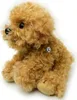 A plush toy dog sitting on a white background. Produktbild-Vorschau