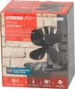 The image shows the retail packaging of a thermoelectric stove fan. Anteprima dell’immagine prodotto