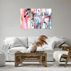 Bild auf Leinwand - Leinwandbild - Zebra Tiere Natur bunte Produktbild-Vorschau 6